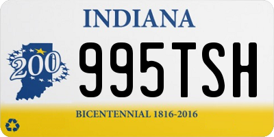 IN license plate 995TSH