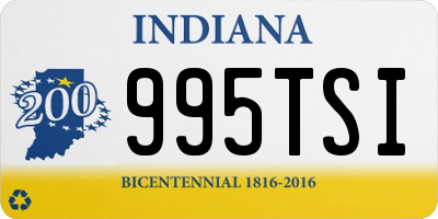 IN license plate 995TSI