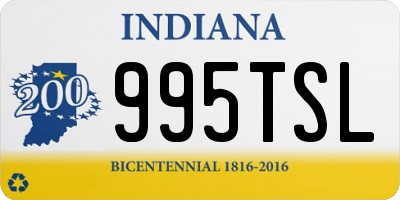 IN license plate 995TSL