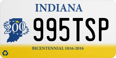 IN license plate 995TSP