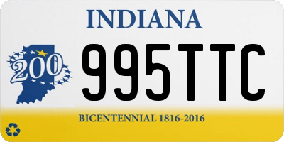 IN license plate 995TTC