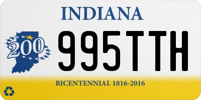 IN license plate 995TTH