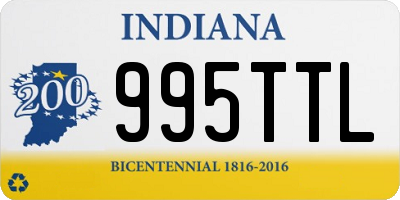 IN license plate 995TTL