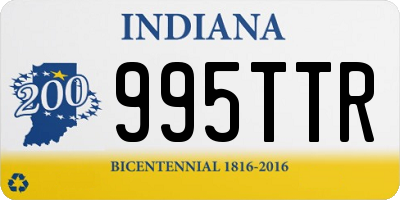 IN license plate 995TTR