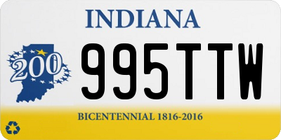 IN license plate 995TTW