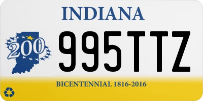 IN license plate 995TTZ