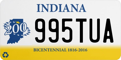 IN license plate 995TUA