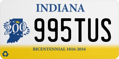 IN license plate 995TUS