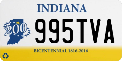 IN license plate 995TVA