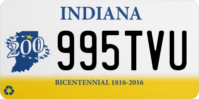 IN license plate 995TVU