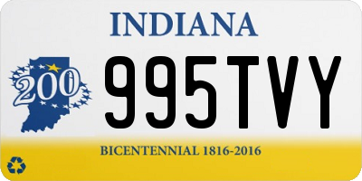 IN license plate 995TVY