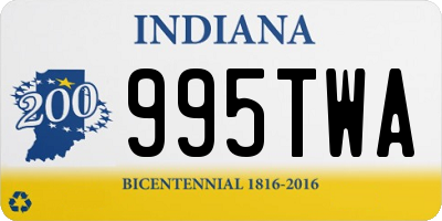 IN license plate 995TWA