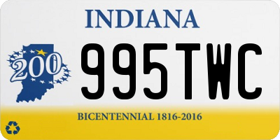 IN license plate 995TWC