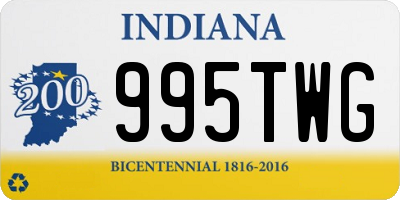 IN license plate 995TWG