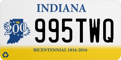 IN license plate 995TWQ