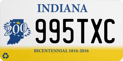 IN license plate 995TXC