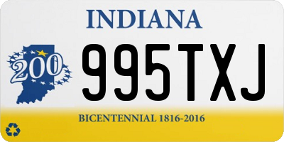 IN license plate 995TXJ