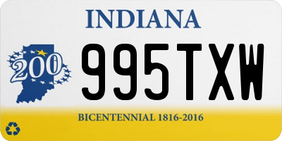 IN license plate 995TXW