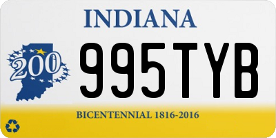 IN license plate 995TYB