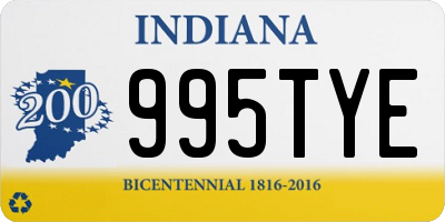 IN license plate 995TYE