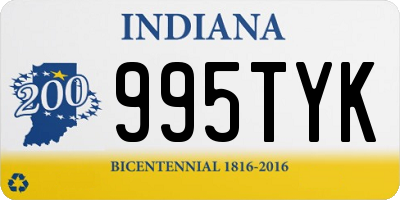 IN license plate 995TYK