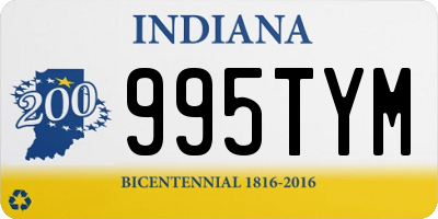 IN license plate 995TYM