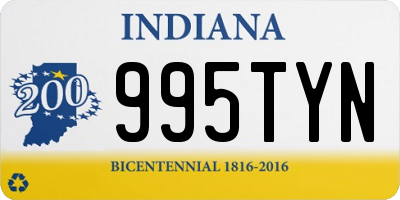 IN license plate 995TYN