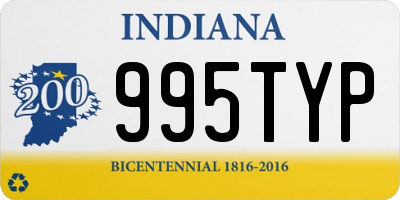 IN license plate 995TYP