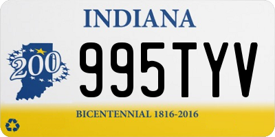 IN license plate 995TYV