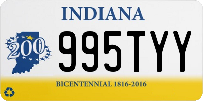 IN license plate 995TYY