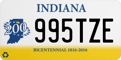 IN license plate 995TZE