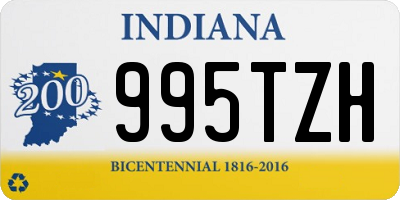 IN license plate 995TZH