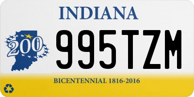 IN license plate 995TZM