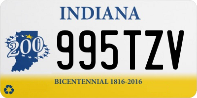 IN license plate 995TZV