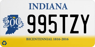 IN license plate 995TZY