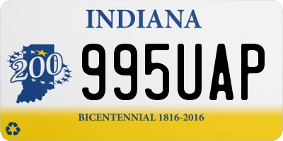 IN license plate 995UAP