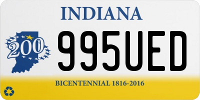 IN license plate 995UED