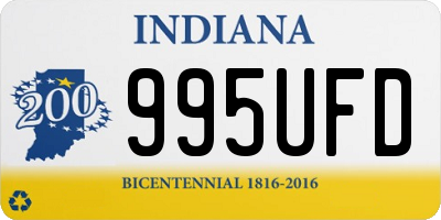 IN license plate 995UFD