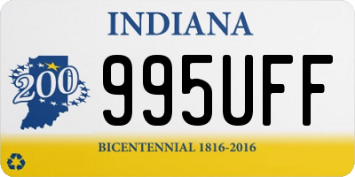 IN license plate 995UFF