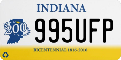 IN license plate 995UFP