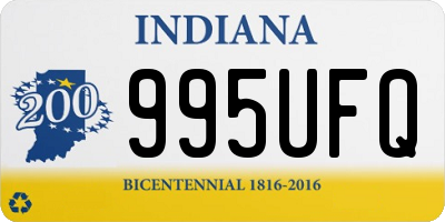 IN license plate 995UFQ