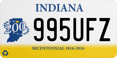 IN license plate 995UFZ