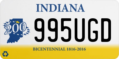 IN license plate 995UGD