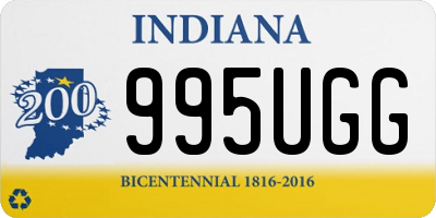 IN license plate 995UGG