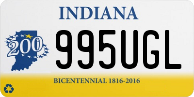 IN license plate 995UGL