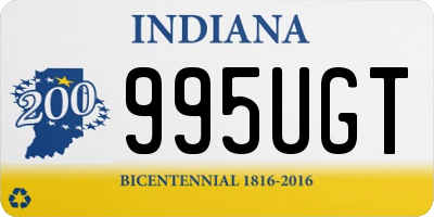 IN license plate 995UGT