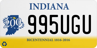 IN license plate 995UGU