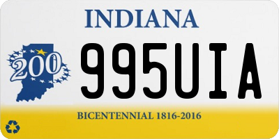 IN license plate 995UIA