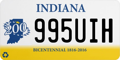 IN license plate 995UIH