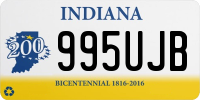 IN license plate 995UJB